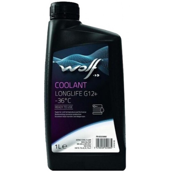WOLF COOLANT LONGLIFE G12+ -36°C, 1л