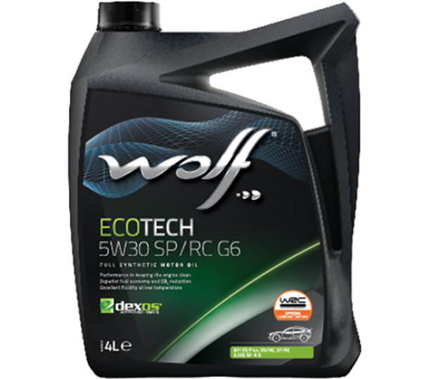 WOLF ECOTECH 5W-30 SP/RC G6, 4л...