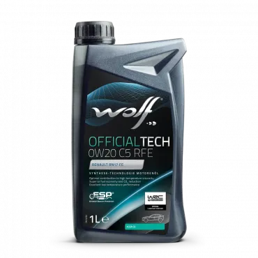 WOLF OFFICIALTECH 0W20 C5 RFE, 1л