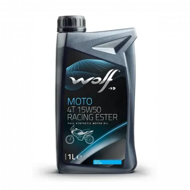 WOLF MOTO 4T 15W50 RACING ESTER, 1л