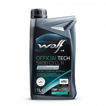 WOLF OFFICIALTECH 5W-30 C3 LL III, 1л
