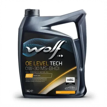 WOLF OE LEVEL TECH 0W-30 MS-BHDI, 4л