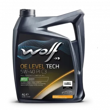 WOLF OE LEVEL TECH 5W40 PI C3, 4л