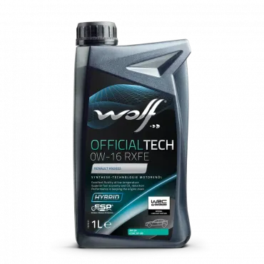WOLF OFFICIALTECH 0W-16 RXFE, 1л