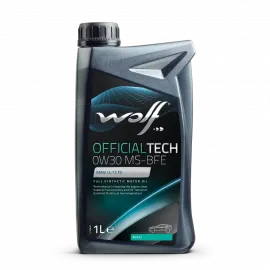 WOLF OFFICIALTECH 0W-30 MS-BFE, 1л