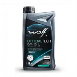 WOLF OFFICIALTECH 0W-16 IL, 1л