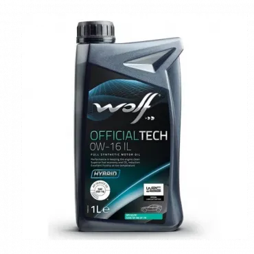 WOLF OFFICIALTECH 0W-16 IL, 1л