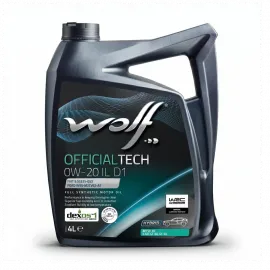 WOLF OFFICIALTECH 0W-20 IL D1, 4л