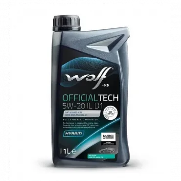 WOLF OFFICIALTECH 5W-20 IL D1, 1л
