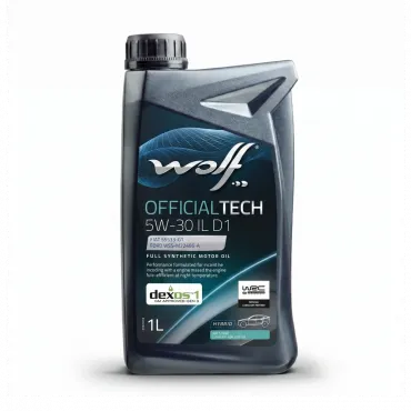 WOLF OFFICIALTECH 5W-30 IL D1, 1л