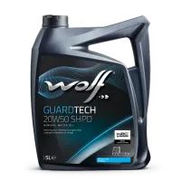 WOLF GUARDTECH 20W50 SHPD, 5л