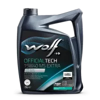 WOLF OFFICIALTECH 15W40 MS EXTRA, 5л