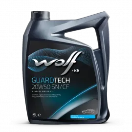 WOLF GUARDTECH 20W50 SN/CF, 5л