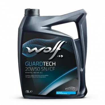 WOLF GUARDTECH 20W50 SN/CF, 5л