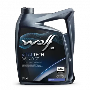 WOLF VITALTECH 0W-40 SP, 4л