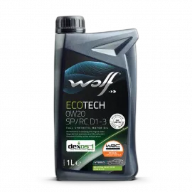 WOLF ECOTECH 0W-20 SP/RC D1-3, 1л