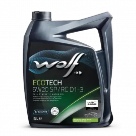 WOLF ECOTECH 5W20 SP/RC D1-3, 5л