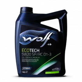 WOLF ECOTECH 5W20 SP/RC D1-3, 4л
