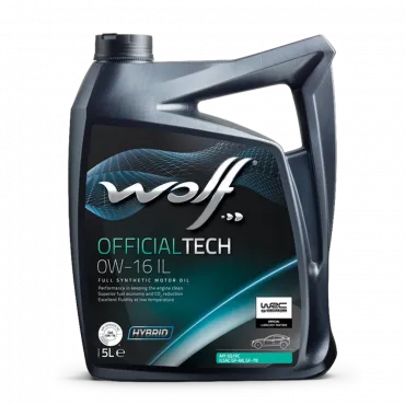 WOLF OFFICIALTECH 0W-16 IL, 5л