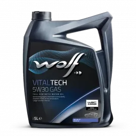 WOLF VITALTECH 5W30 GAS, 5л