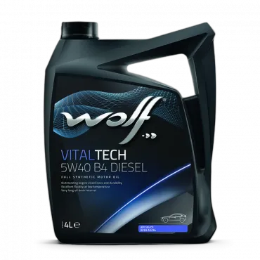 WOLF VITALTECH 5W40 B4 DIESEL, 4л