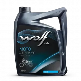 WOLF MOTO 4T 20W50, 4л
