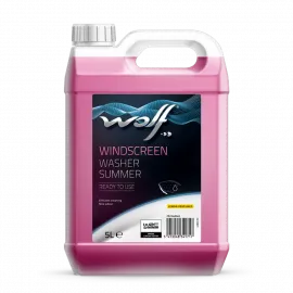 WOLF WINDSCREEN WASHER SUMMER READY TO USE, 5л
