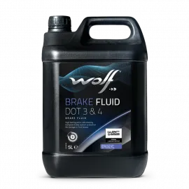 WOLF BRAKE FLUID DOT 3&4, 5л