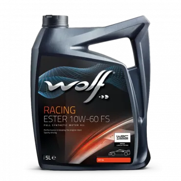 WOLF RACING ESTER 10W-60 FS, 5л