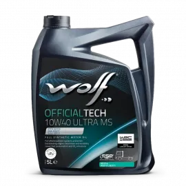 WOLF OFFICIALTECH 10W40 ULTRA MS, 5л