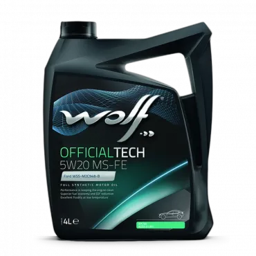 WOLF OFFICIALTECH 5W20 MS-FE, 4л