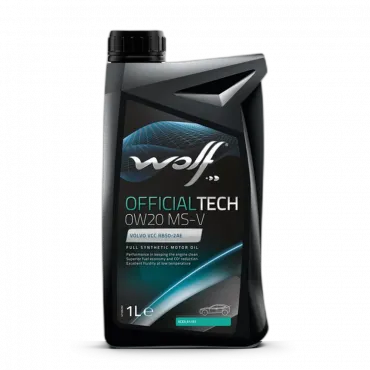 WOLF OFFICIALTECH 0W20 MS-V, 1л