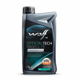 WOLF OFFICIALTECH 0W20 LL FE, 1л