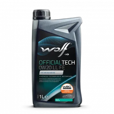 WOLF OFFICIALTECH 0W20 LL FE, 1л