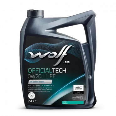 WOLF OFFICIALTECH 0W20 LL FE, 5л