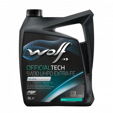 WOLF OFFICIALTECH 5W30 UHPD EXTRA FE, 5л