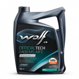 WOLF OFFICIALTECH 0W20 MS-MFE, 5л