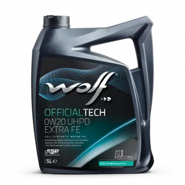 WOLF OFFICIALTECH 0W20 UHPD EXTRA FE, 5л