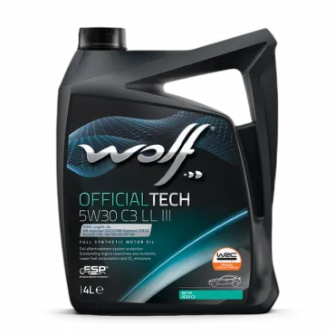 WOLF OFFICIALTECH 5W-30 C3 LL III, 4л