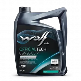 WOLF OFFICIALTECH 0W-20 C5 P, 5л