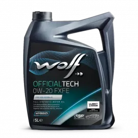 WOLF OFFICIALTECH 0W-20 FXFE, 5л