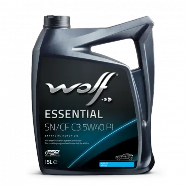 WOLF ESSENTIAL SN/CF C3 5W40 PI, 1л