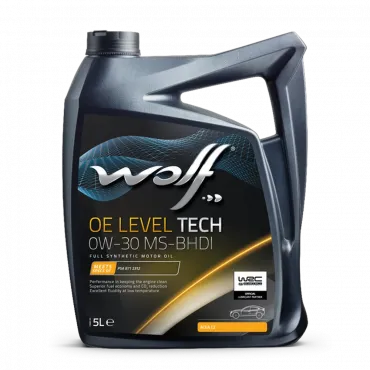 WOLF OE LEVEL TECH 0W-30 MS-BHDI, 5л