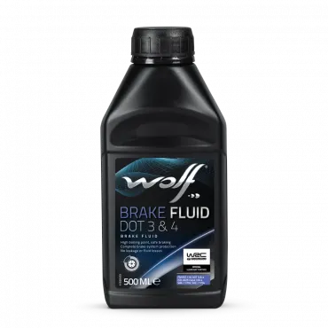 WOLF BRAKE FLUID DOT 3&4, 0,5л