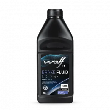 WOLF BRAKE FLUID DOT 3&4, 1л