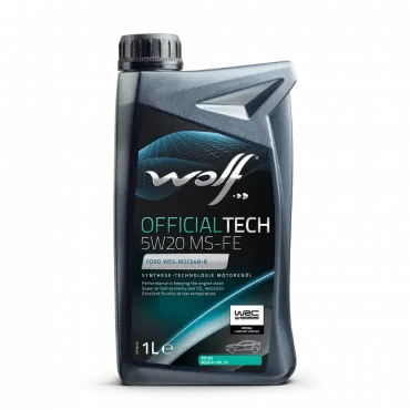 WOLF OFFICIALTECH 5W20 MS-FE, 1л