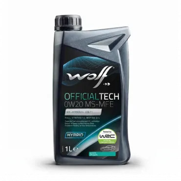 WOLF OFFICIALTECH 0W20 MS-MFE, 1л