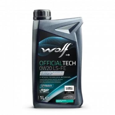 WOLF OFFICIALTECH 0W20 LS-FE, 1л