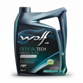 WOLF OFFICIALTECH 0W20 LS-FE, 4л