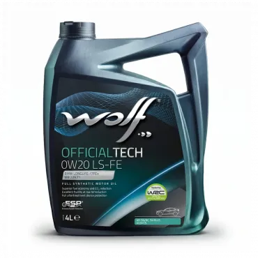 WOLF OFFICIALTECH 0W20 LS-FE, 4л